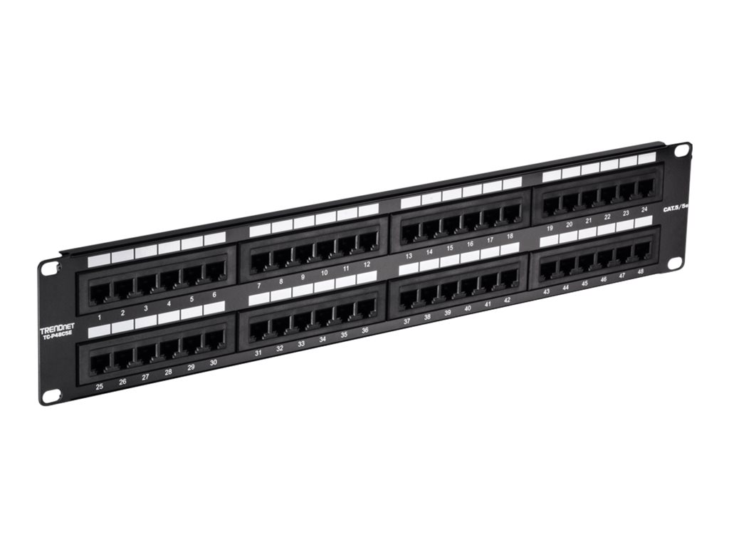 TRENDnet Patchpanel 48-port Cat5/5e ungeschirmt 19