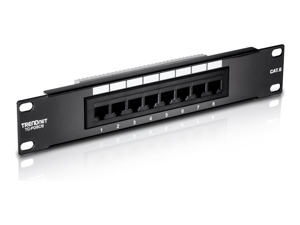 TRENDnet Patchpanel 8-Port Cat. 6 ungeschirmt (10 wide)