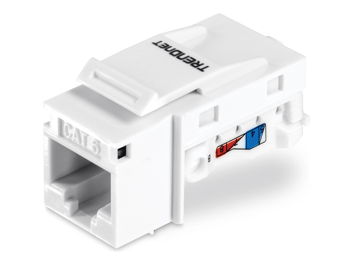 TRENDnet Keystone-Buchsen 50er-Pack Cat6 werkzeuglos 90°