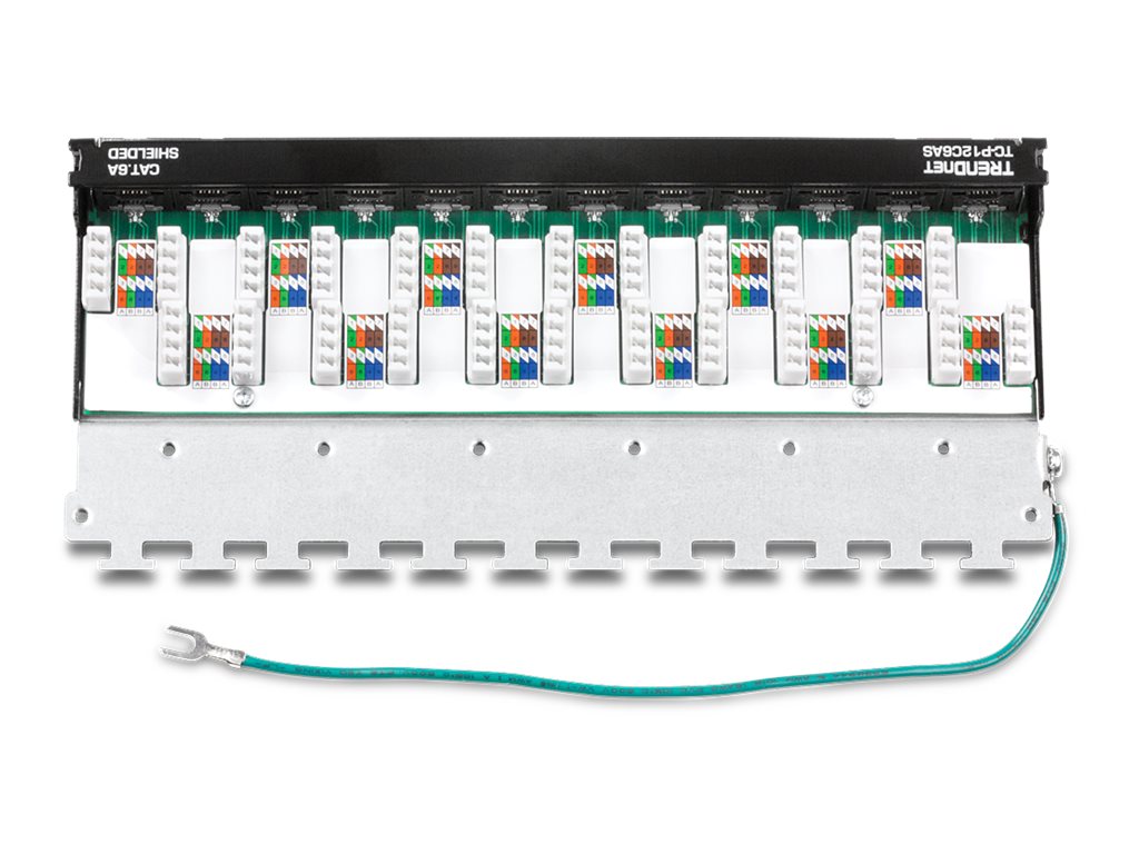 TRENDnet Patchpanel 12-Port Cat6a geschirmt (10 wide)