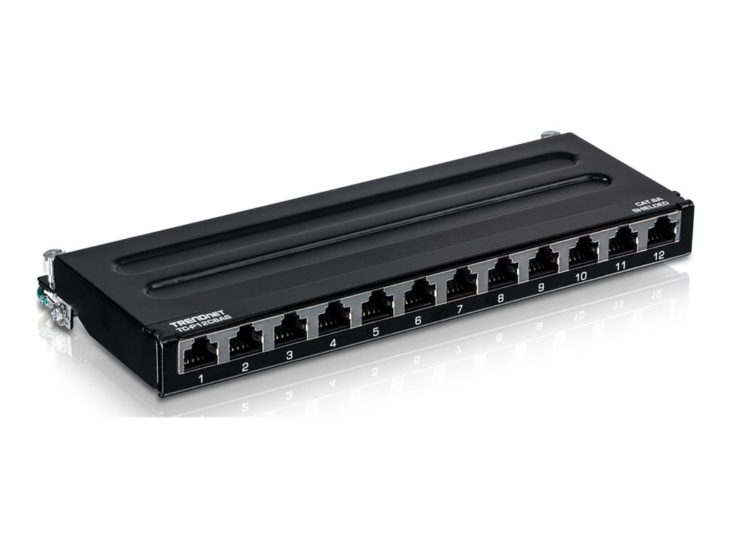 TRENDnet Patchpanel 12-Port Cat6a geschirmt (10 wide)