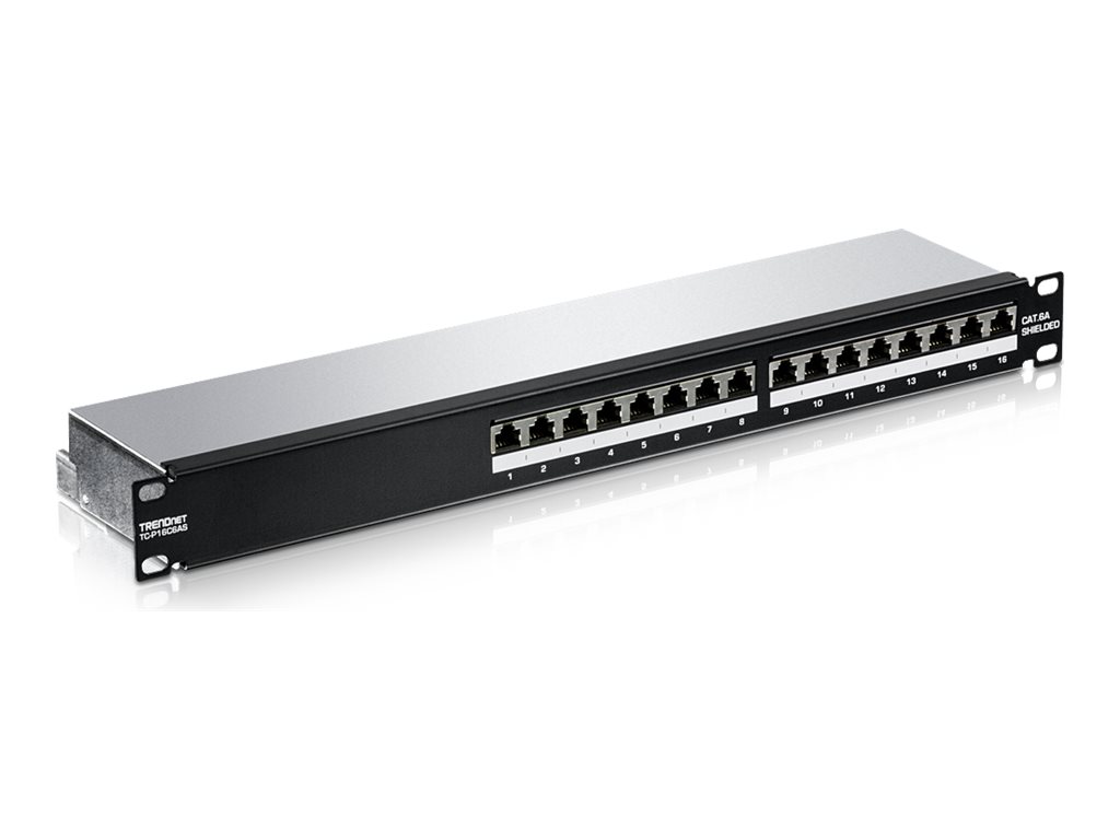 TRENDnet Patchpanel 16-Port Cat6A ungeschirmt (10 wide)