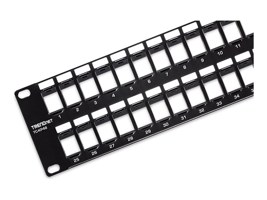 TRENDnet Patchpanel 48-Port leer Keystone 19