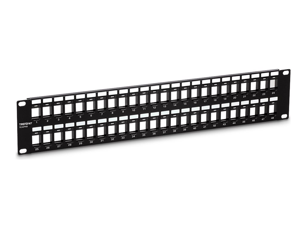 TRENDnet Patchpanel 48-Port leer Keystone 19