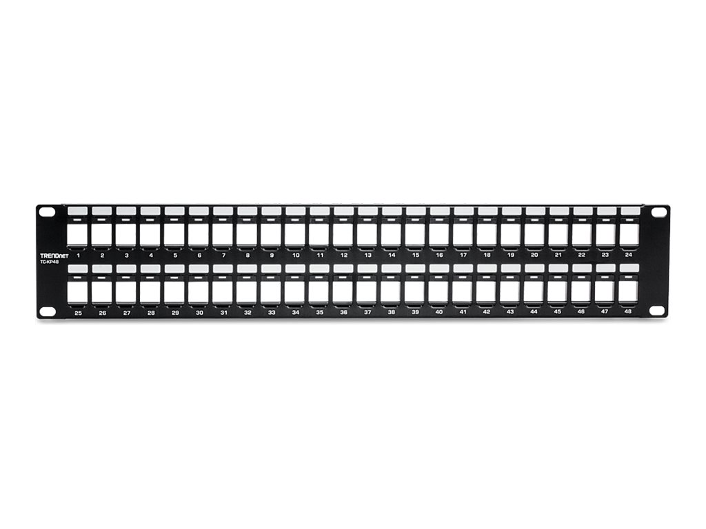TRENDnet Patchpanel 48-Port leer Keystone 19