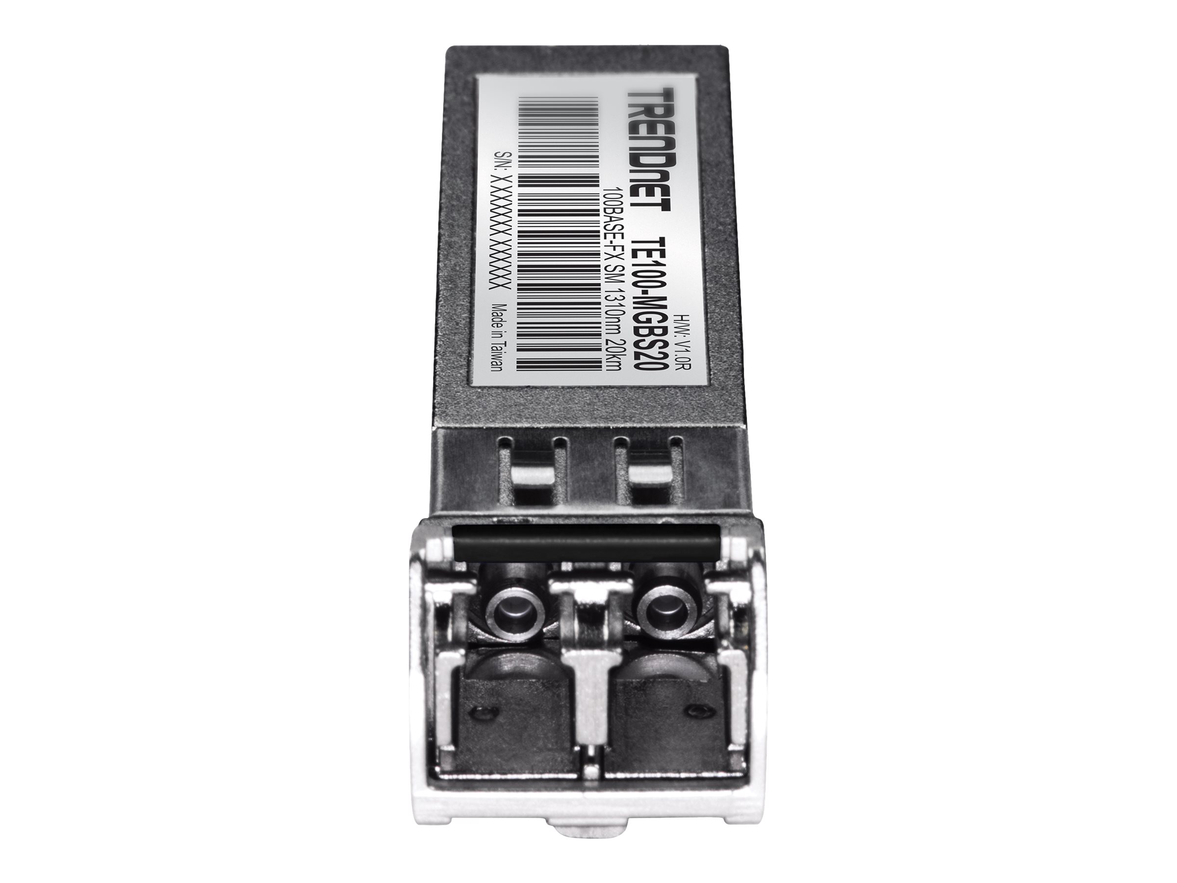 TRENDnet TE100-MGBS20 Mini-GBIC Module Single-Mode 100-Base-LX LC (20KM)