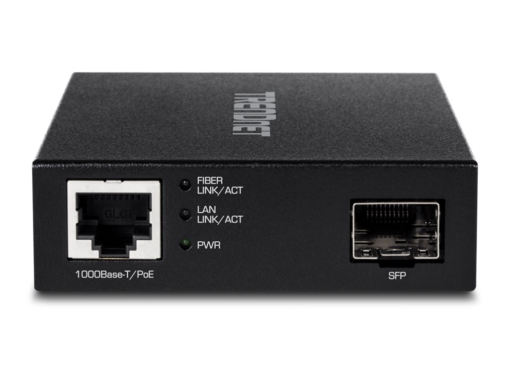 TRENDnet TFC-PGSFP Medien Konverter SFP PoE powered