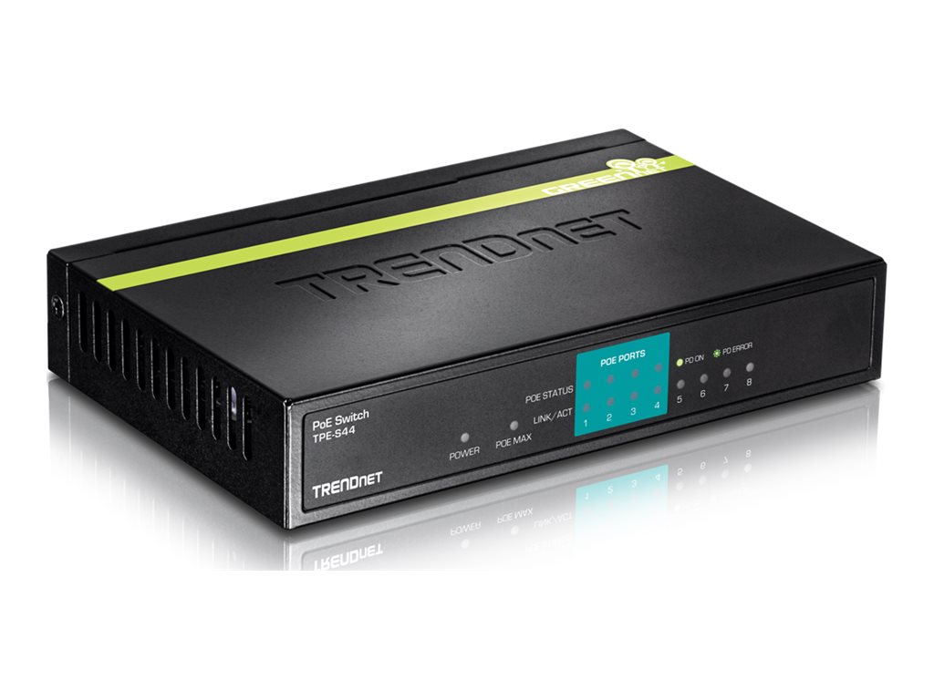 TRENDnet TPE-S44 PoE Switch 8 Port