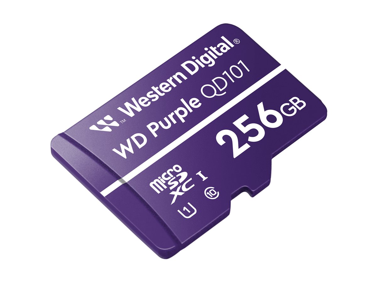 WD Purple 256GB SC QD101 microSD