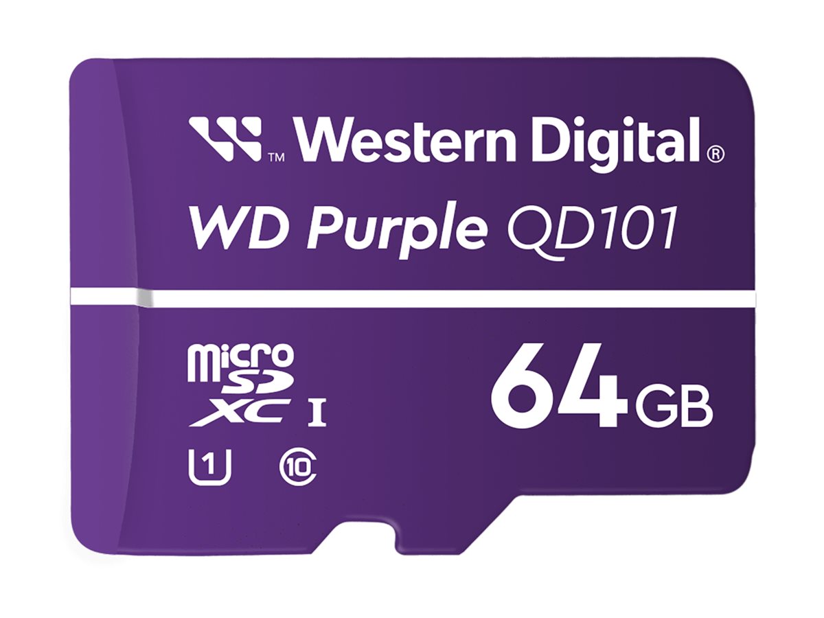 WD Purple 64GB SC QD101 microSD