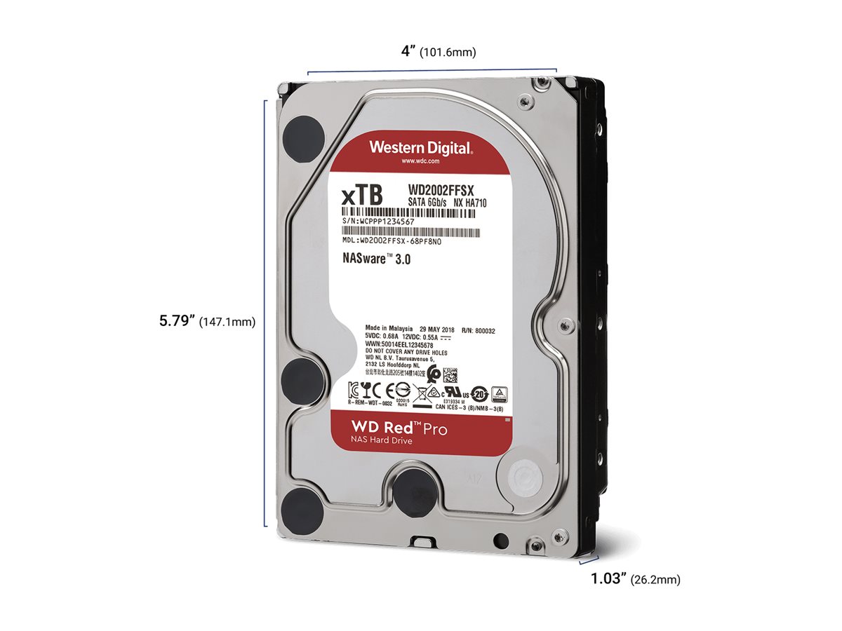 Western Digital Red Pro internal hard drive