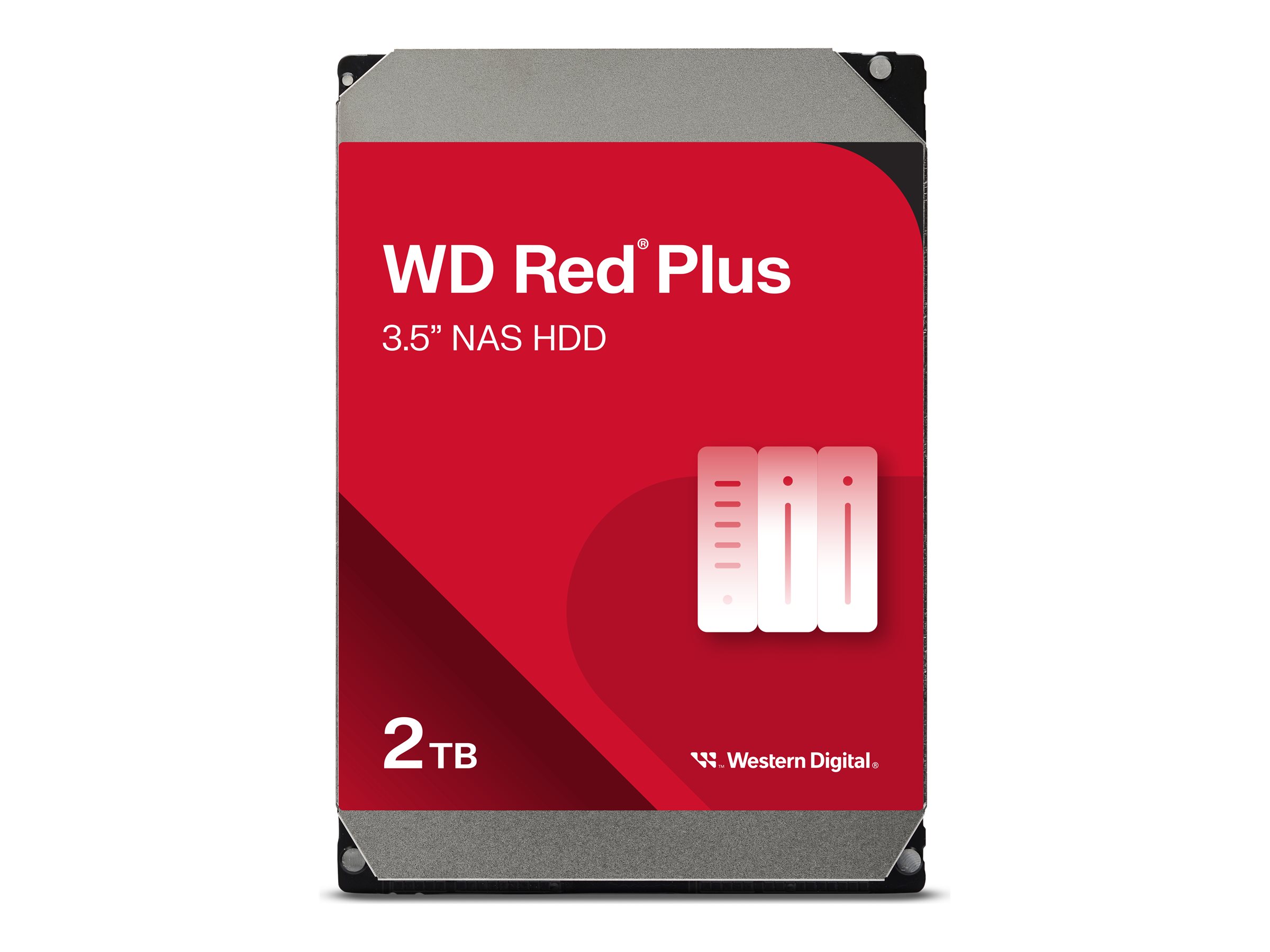 WD Red Plus 8.9cm (3.5) 2TB SATA3 5400 64MB WD20EFPX intern