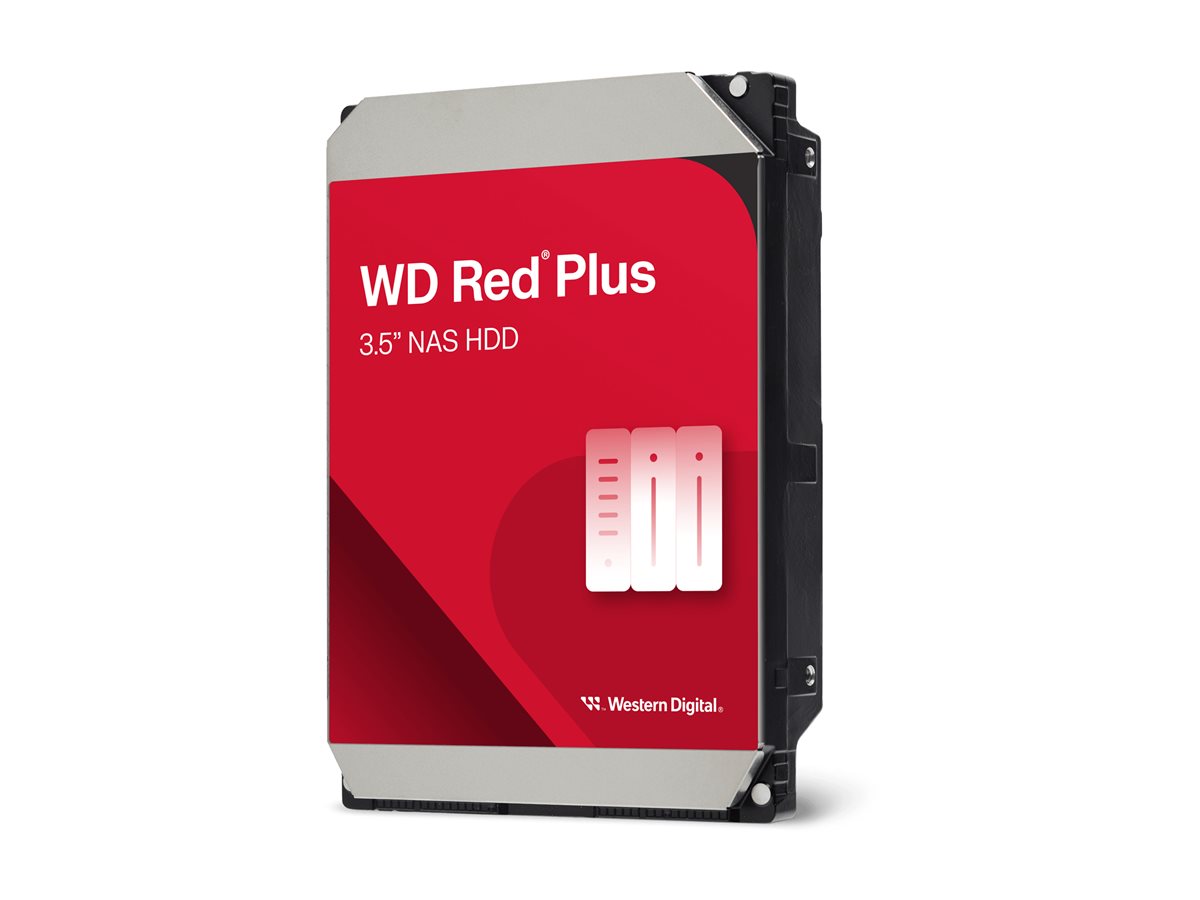 WD Red Plus   8.9cm (3.5)  4TB SATA3 5400  256MB WD40EFPX intern