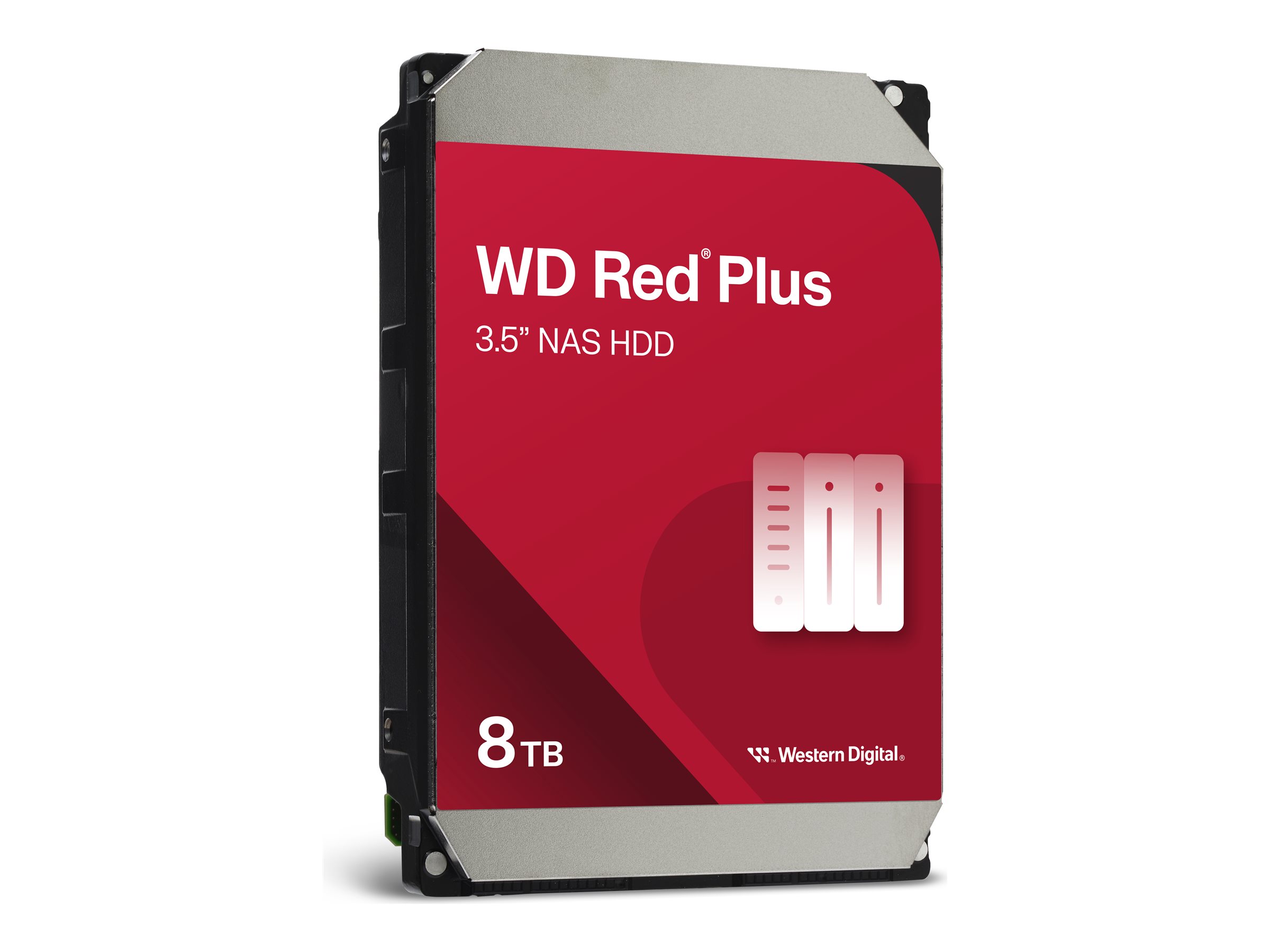 WD Red Plus   8.9cm (3.5)  8TB SATA3 5640  256MB WD80EFPX intern