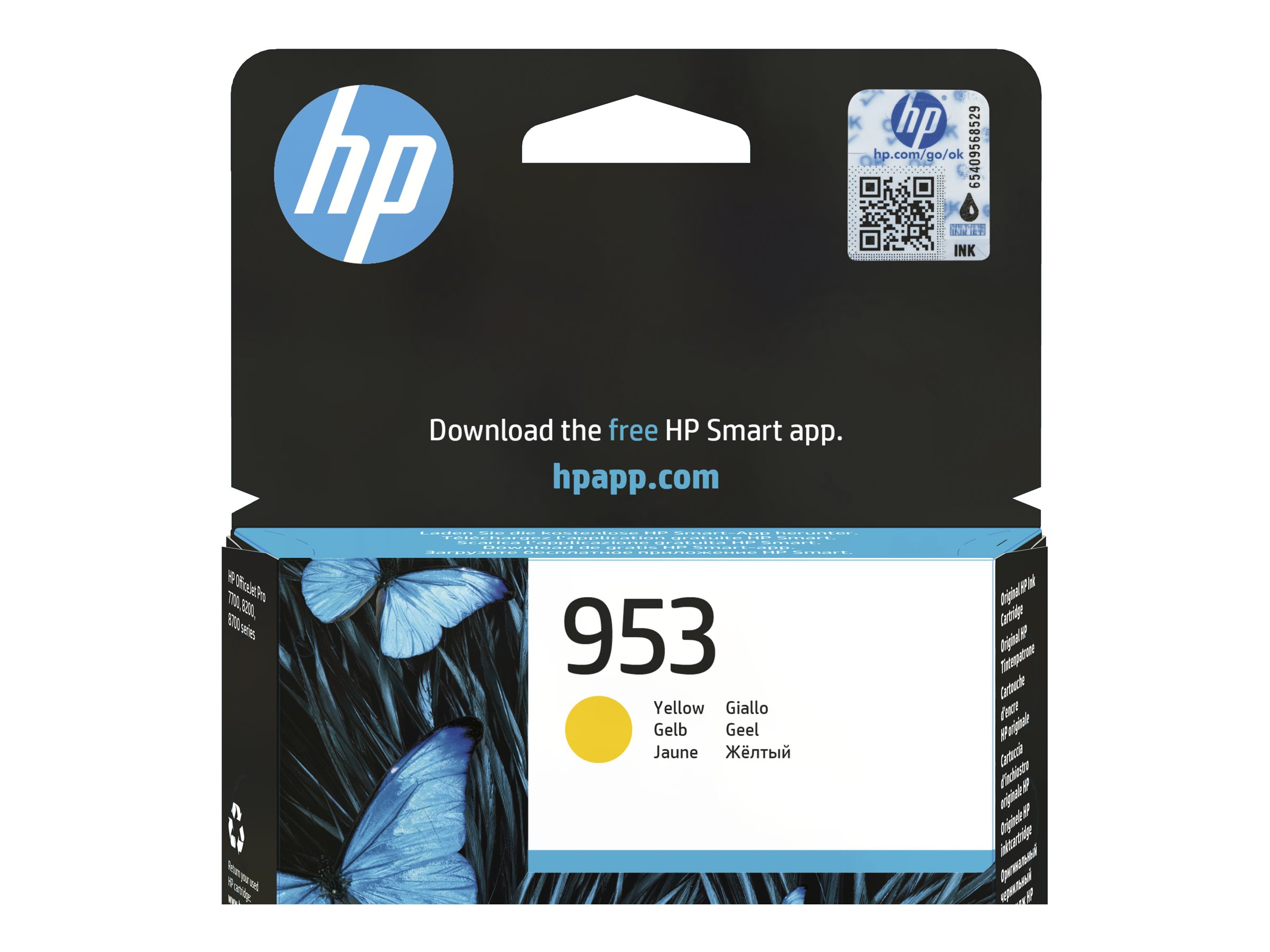 HP 953 Gelb Original Tintenpatrone