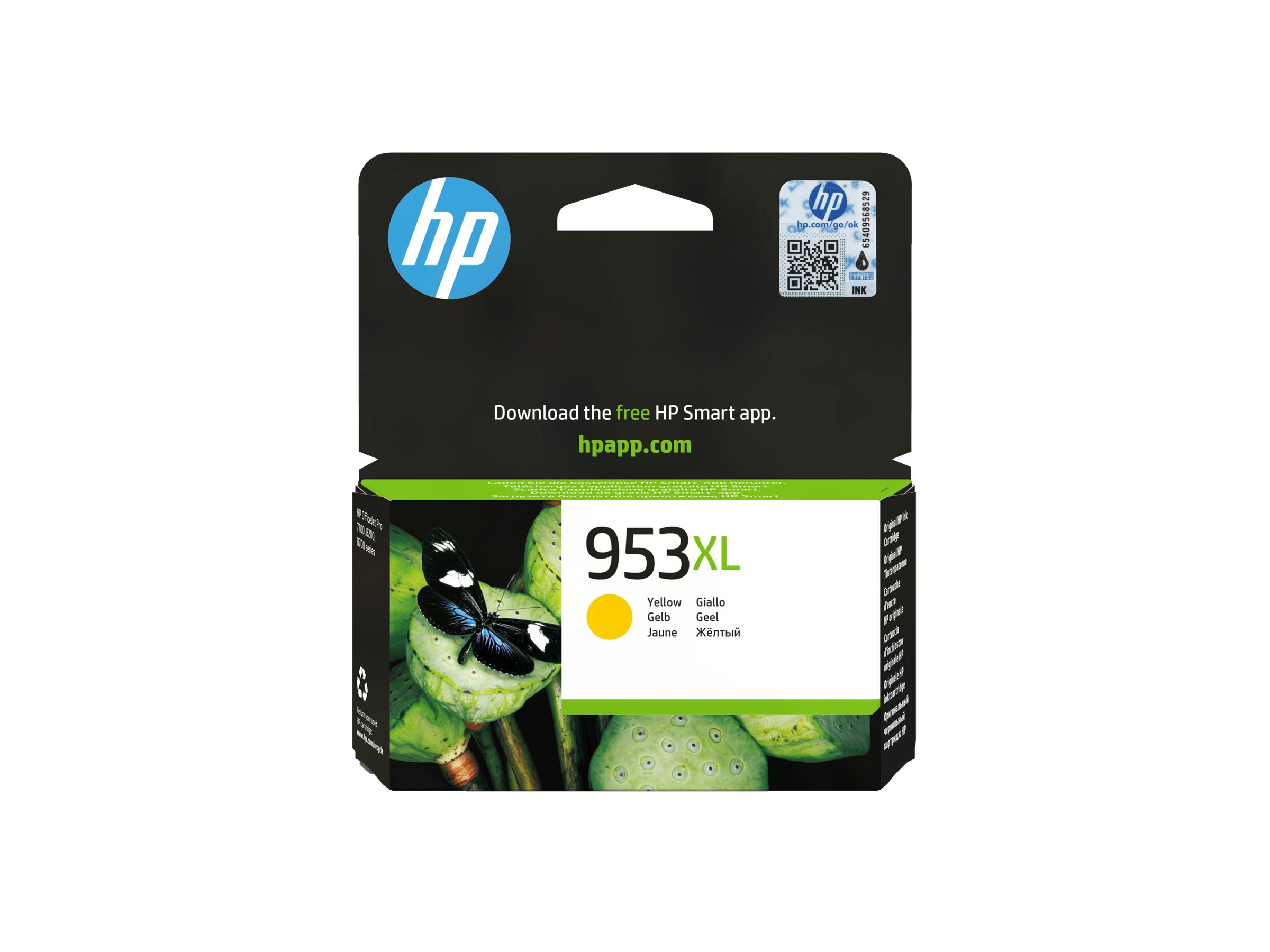 F6U18AE, Nr. 953XL, Druckpatrone, yellow für HP-OfficeJet Pro 8210 / 8218