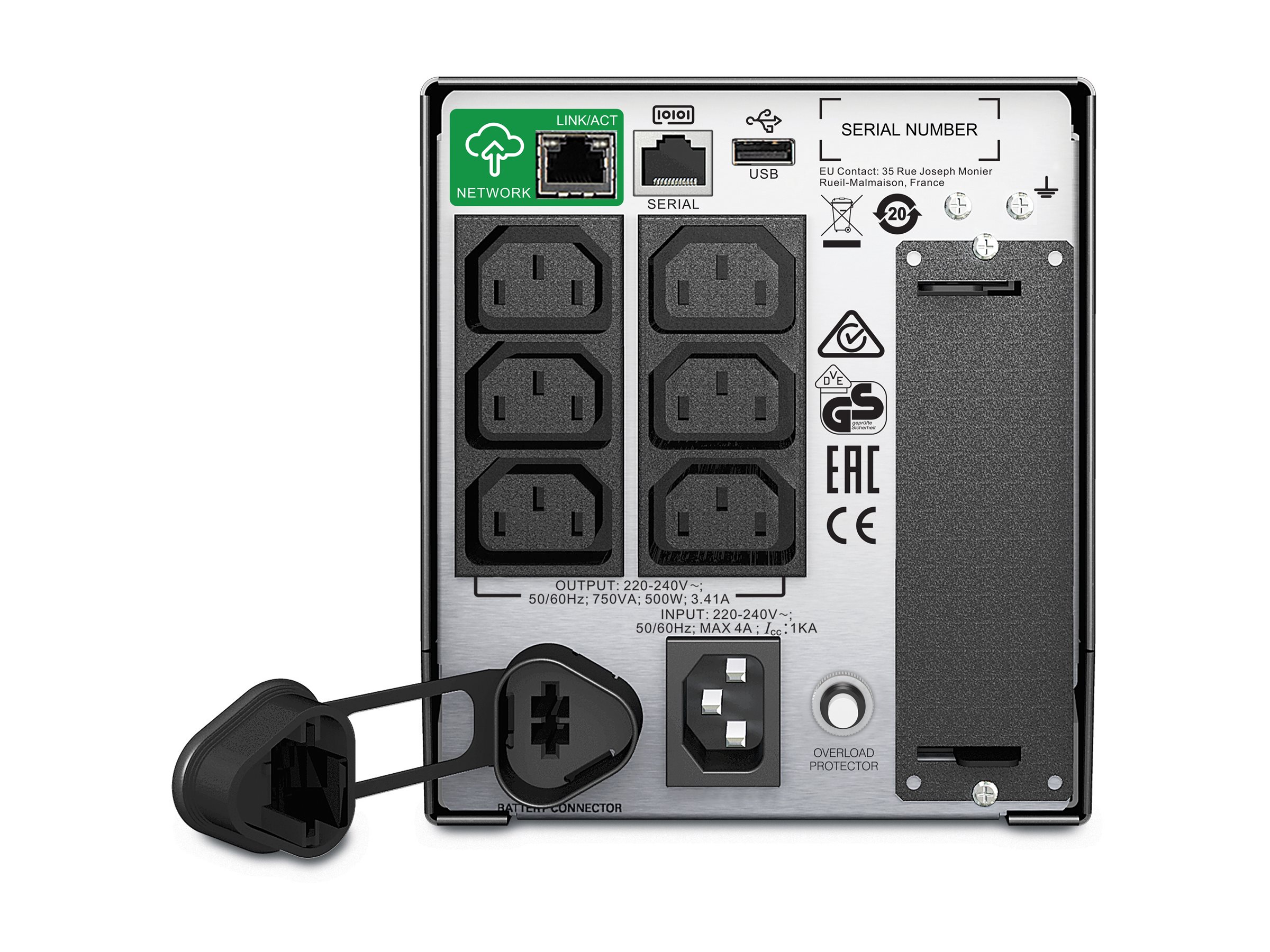 APC SMT750IC uninterruptible power supply (UPS)