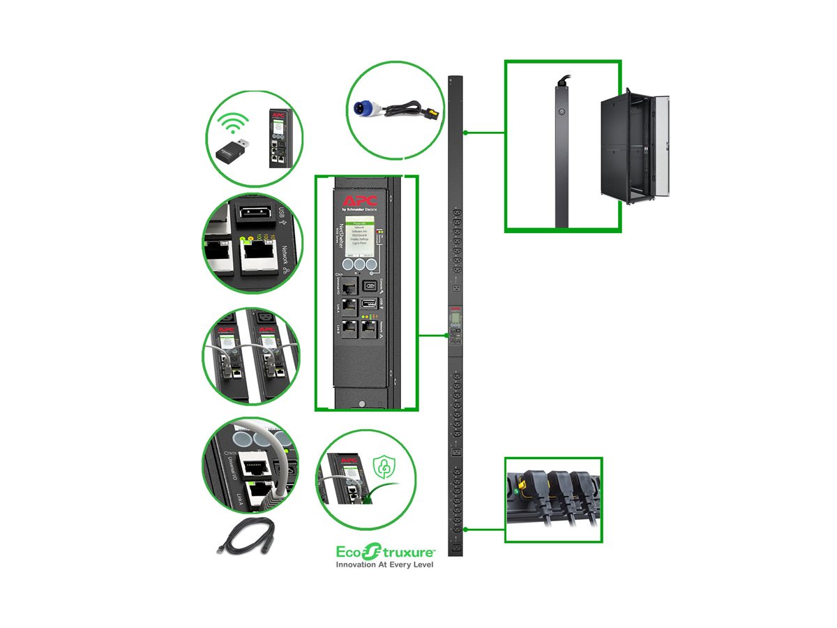 APC Rack PDU 9000 Switched ZeroU 16A