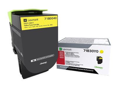 LEXMARK Gelb Toner 2,3k CS/CX317