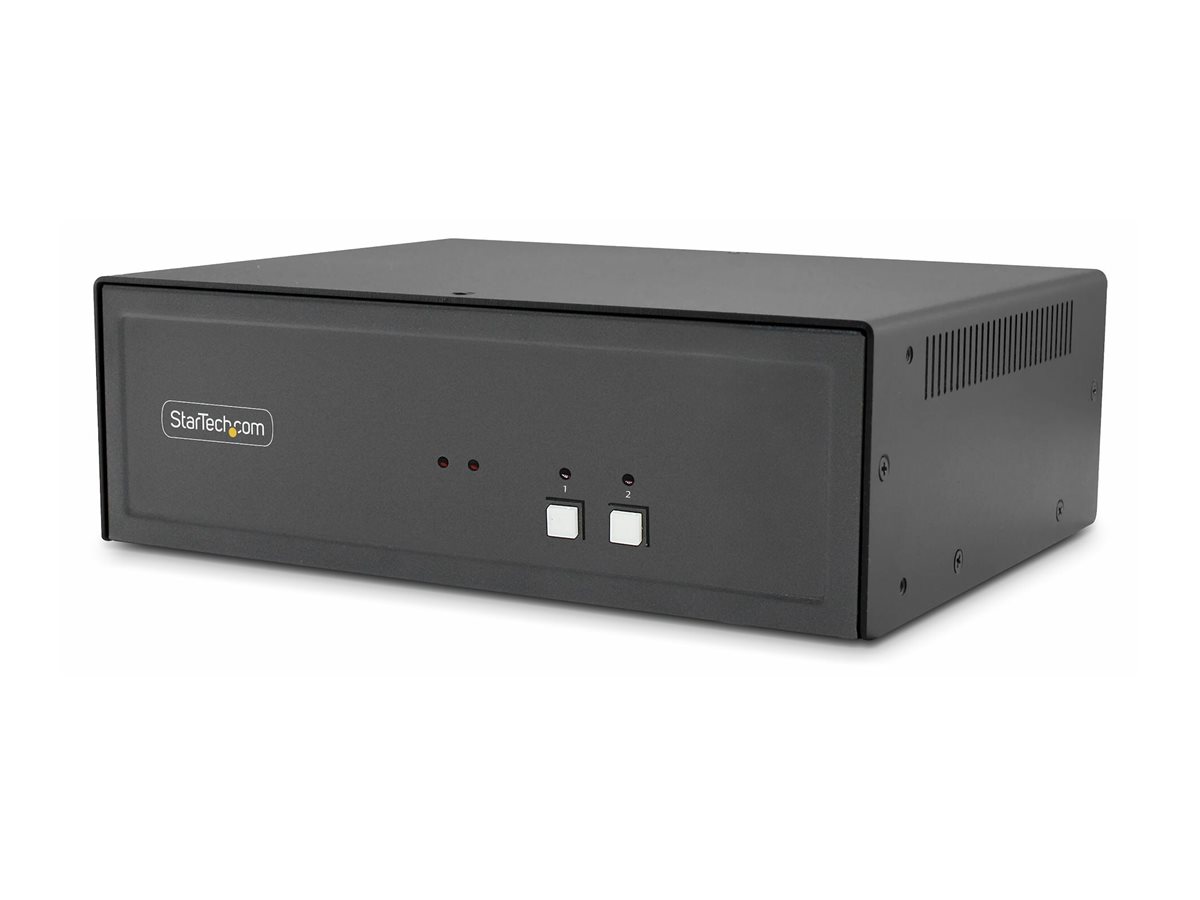 STARTECH 2-Port 2x Monitor KVM Switch