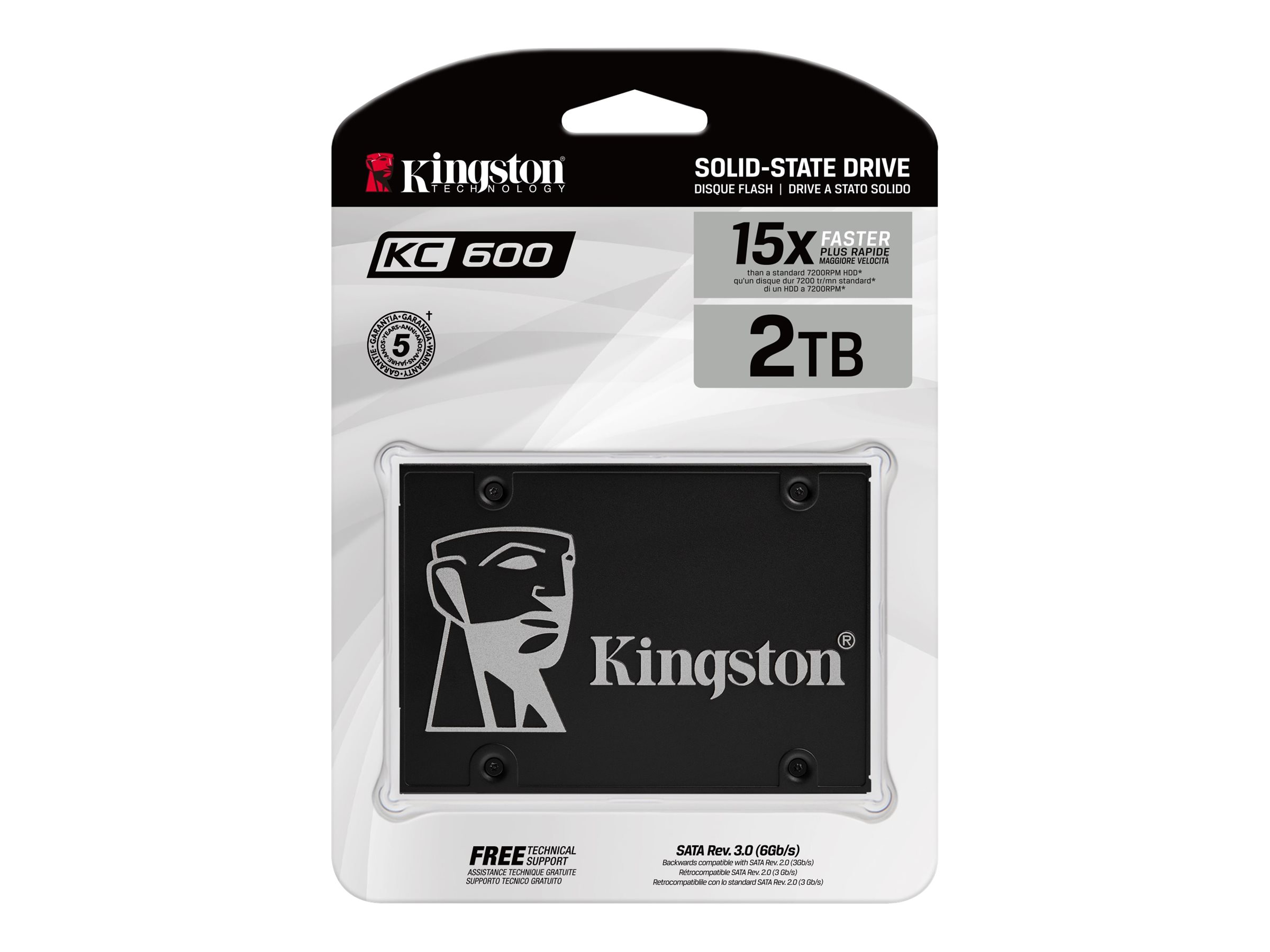 KINGSTON 2048GB SSD KC600 SATA3 6,35cm