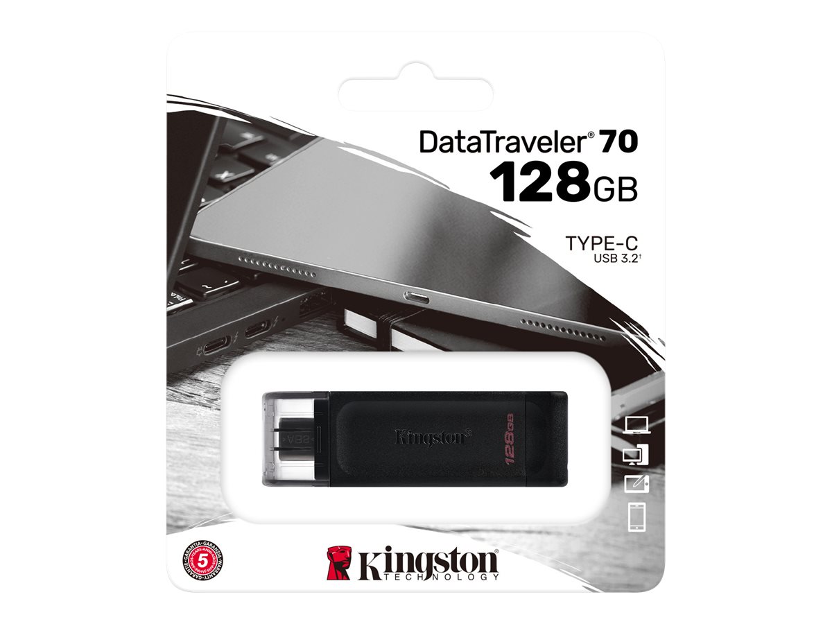 Kingston Technology DataTraveler 128GB USB-C 3.2 Gen 1 70