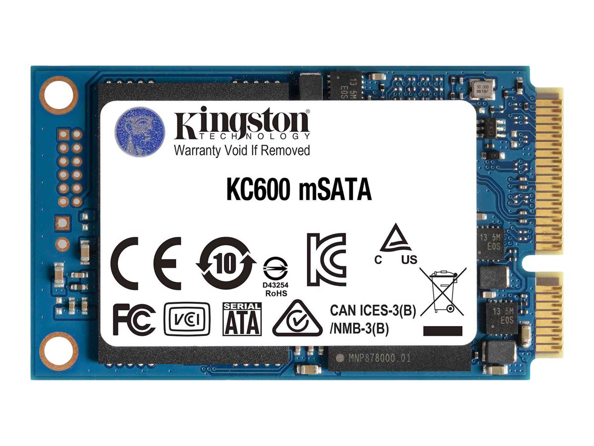 KINGSTON KC600 1024GB SATA3 mSATA SSD