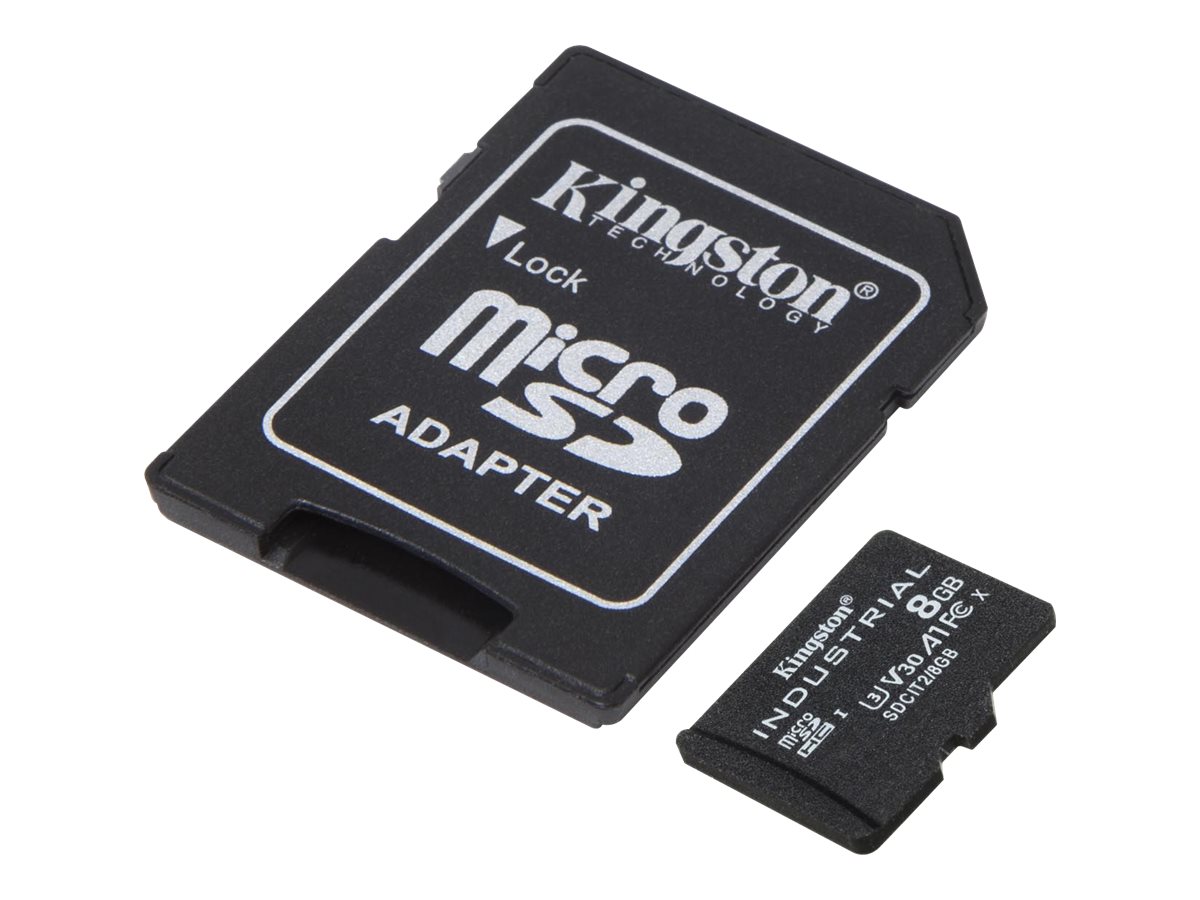 Kingston Technology Industrial 8 GB MicroSDHC UHS-I Klasse 10