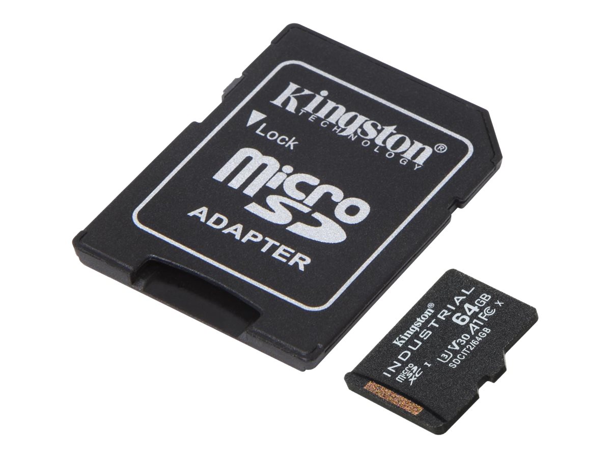 SD MicroSD Card  64GB Kingston SDHC     (Class10) w.A retail