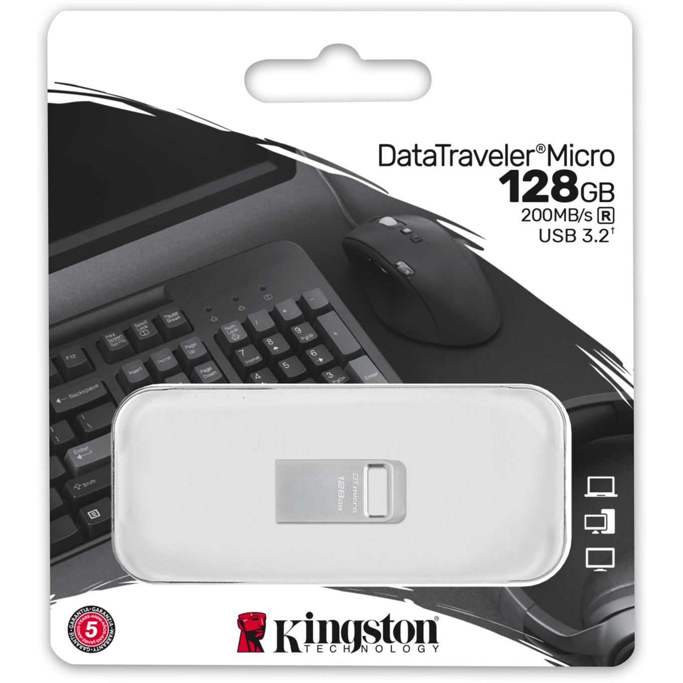 USB-Stick 128GB Kingston DataTraveler Micro retail
