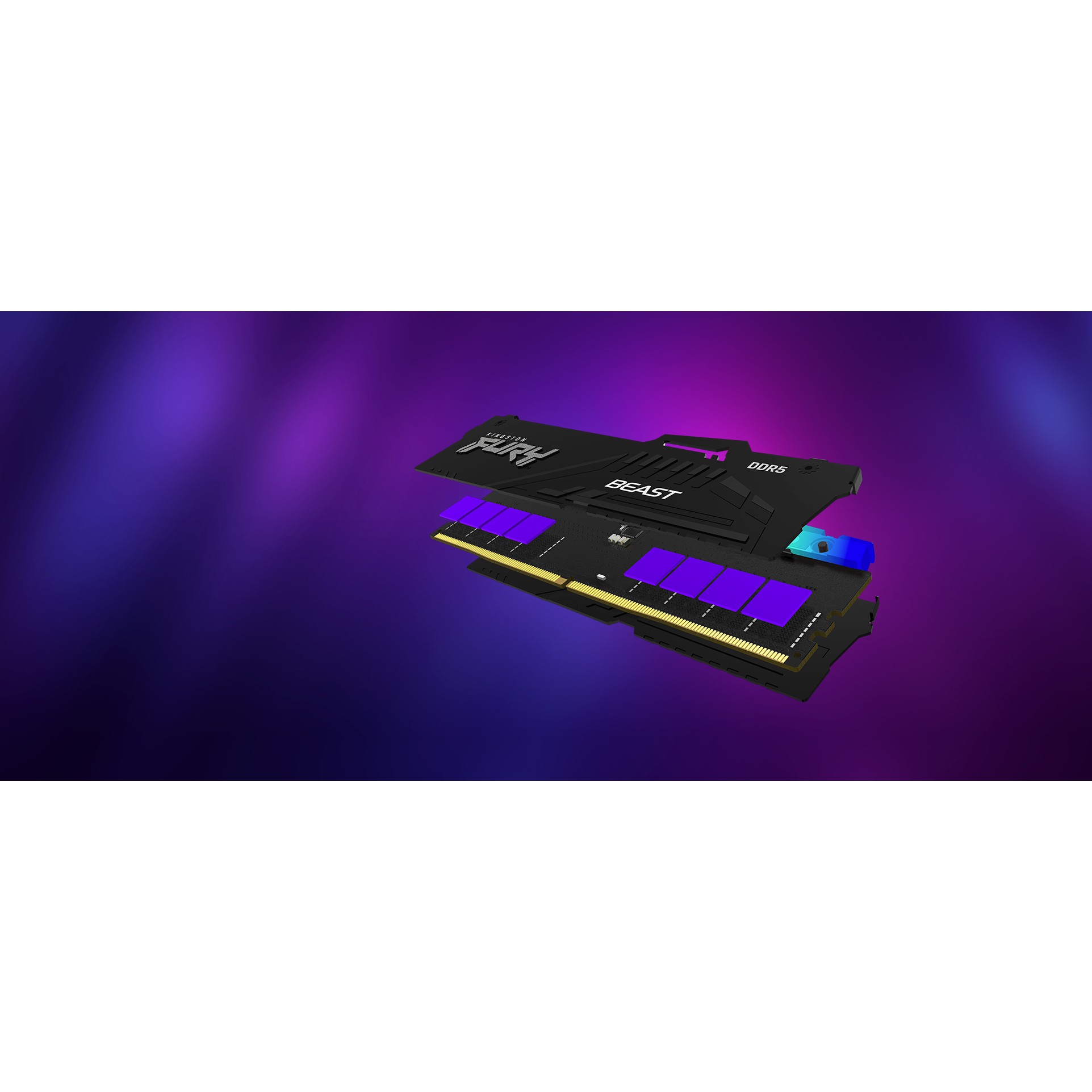 DDR5 16GB PC 5200 CL40 Kingston FURY Beast RGB retail