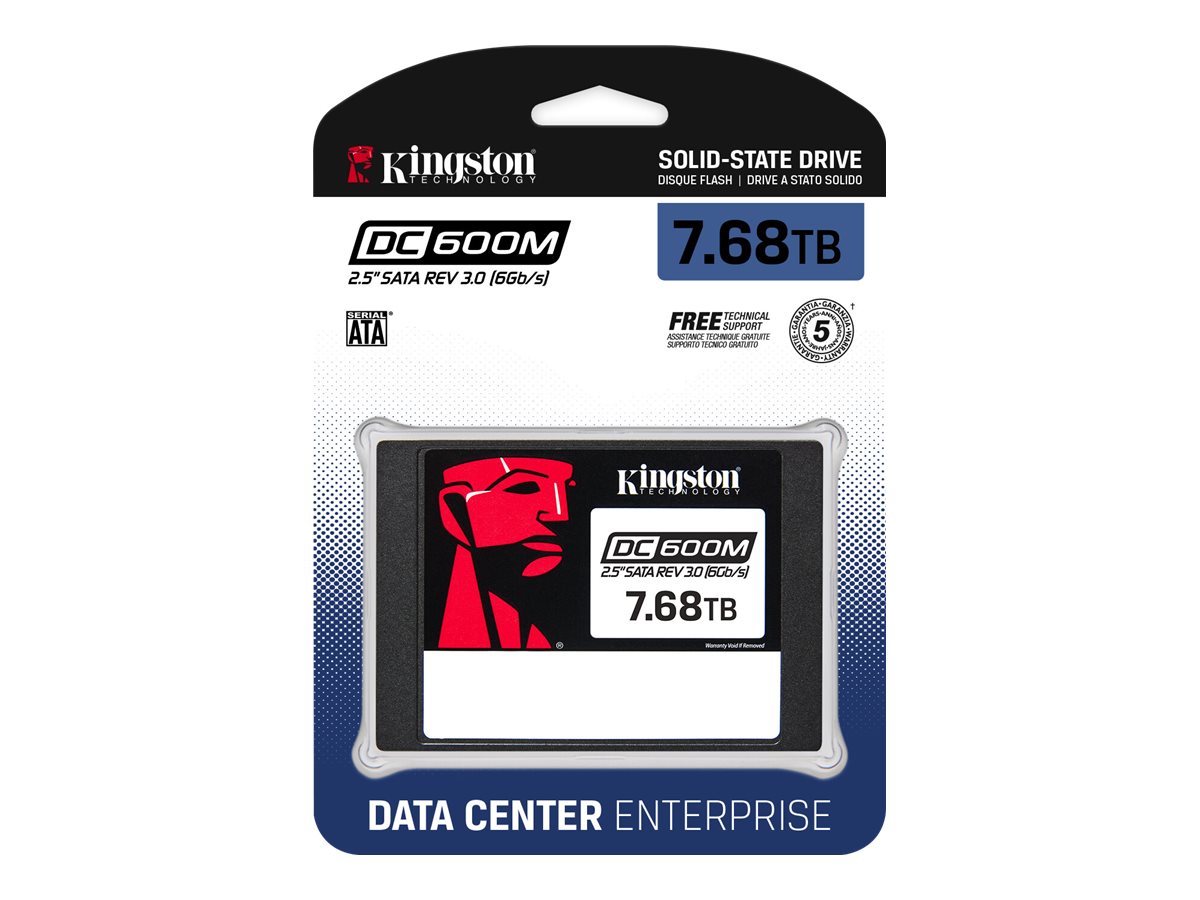 KINGSTON 7.68TB DC600M 6.35cm 2.5Zoll