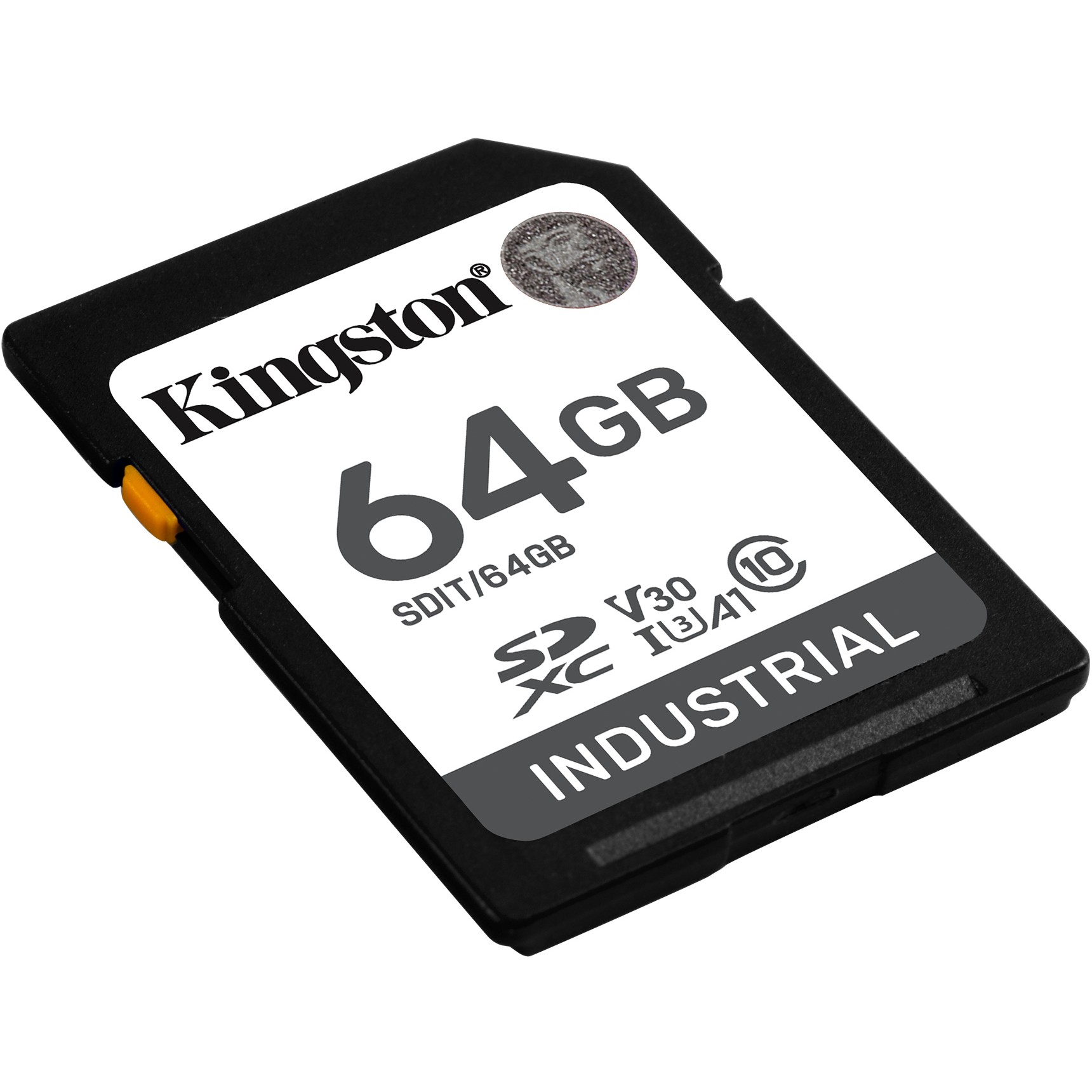 SD Card  64GB Kingston SDXC Industrial -40C to 85C retail