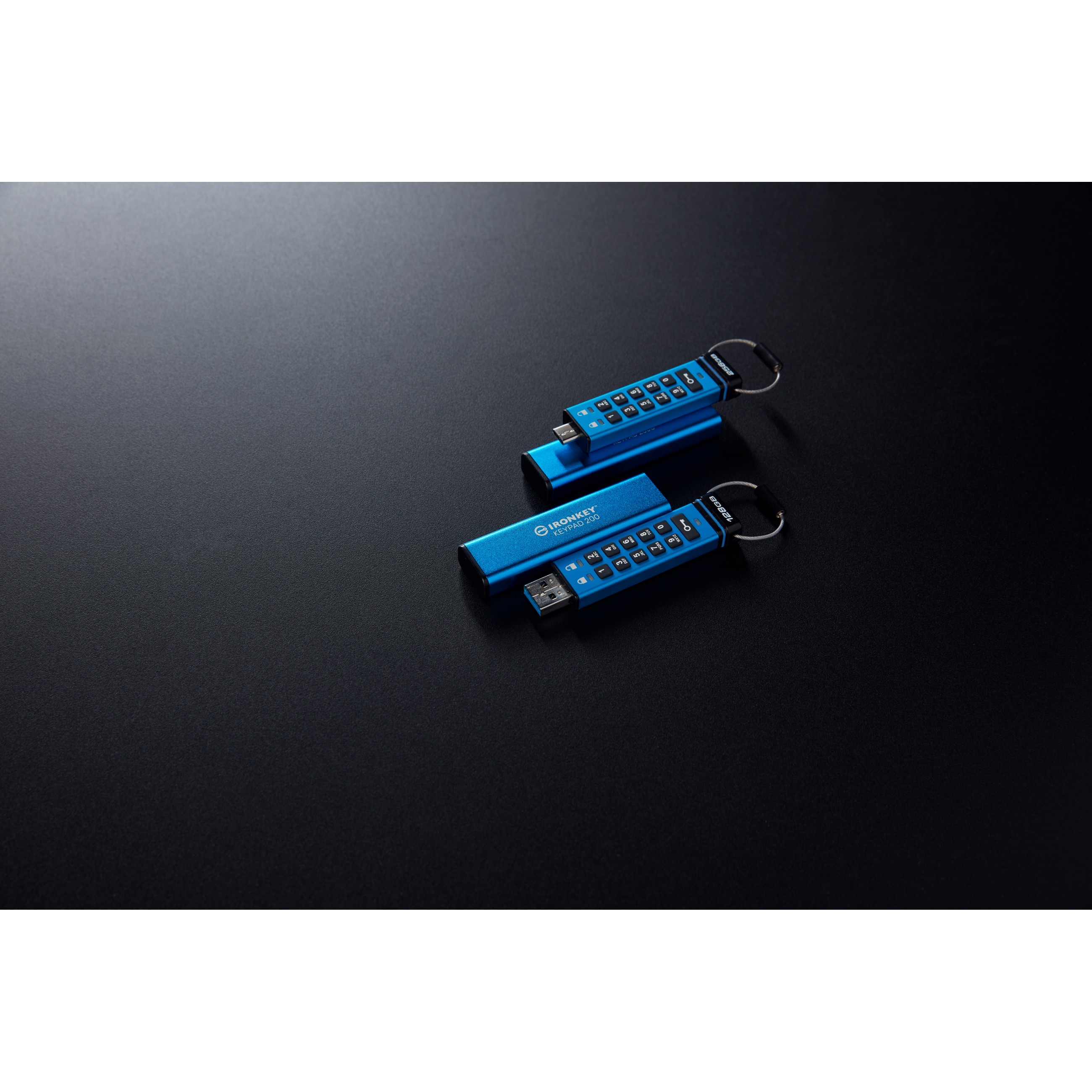 KINGSTON 256GB USB-C IronKey Keypad 200C