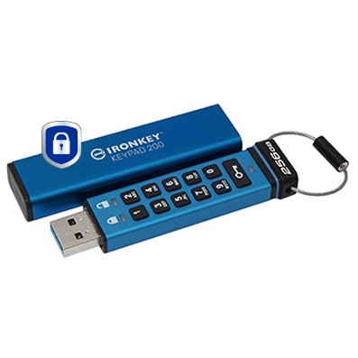 KINGSTON 256GB IronKey Keypad 200