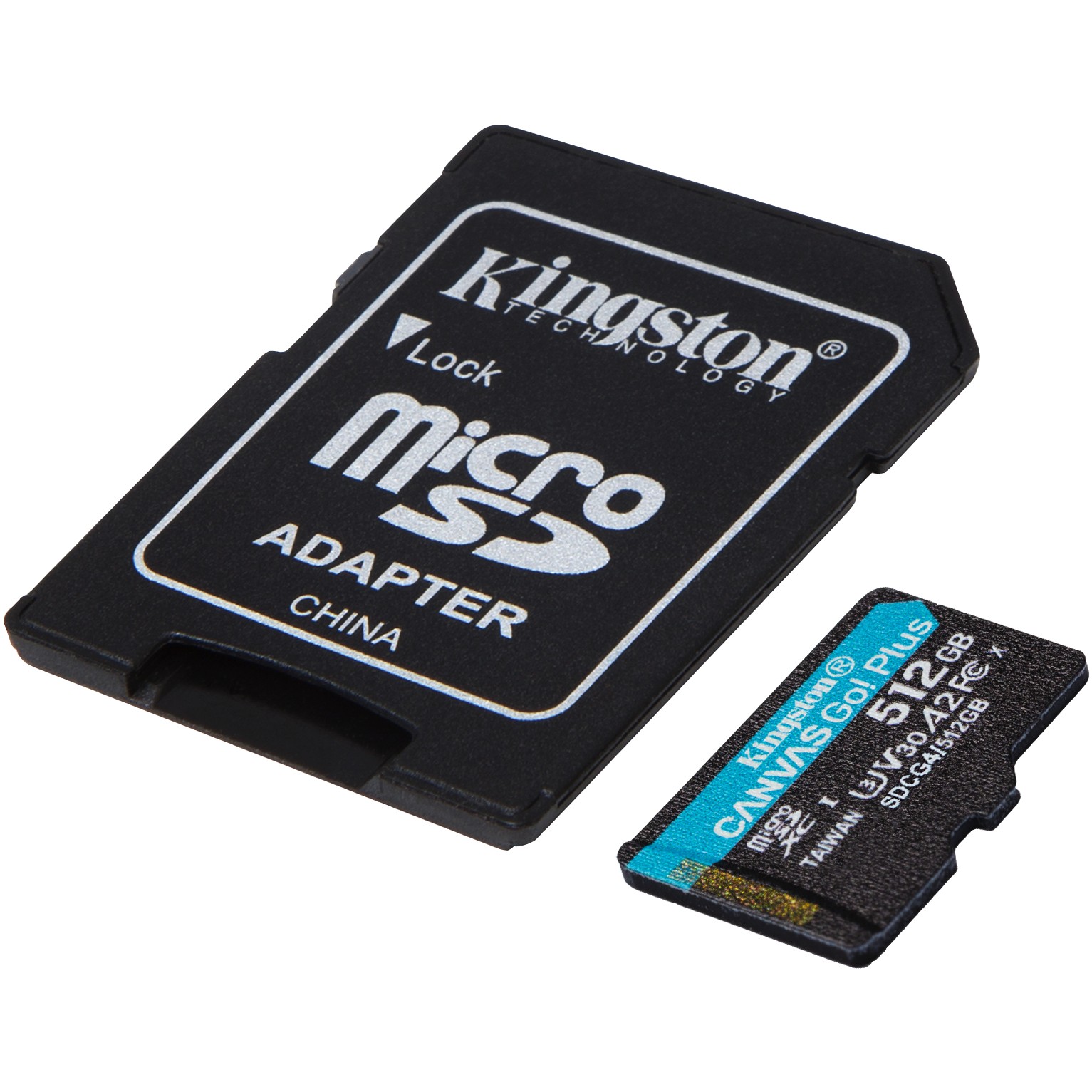 SD MicroSD Card 512GB Kingston SDXC Canvas Go Plus retail
