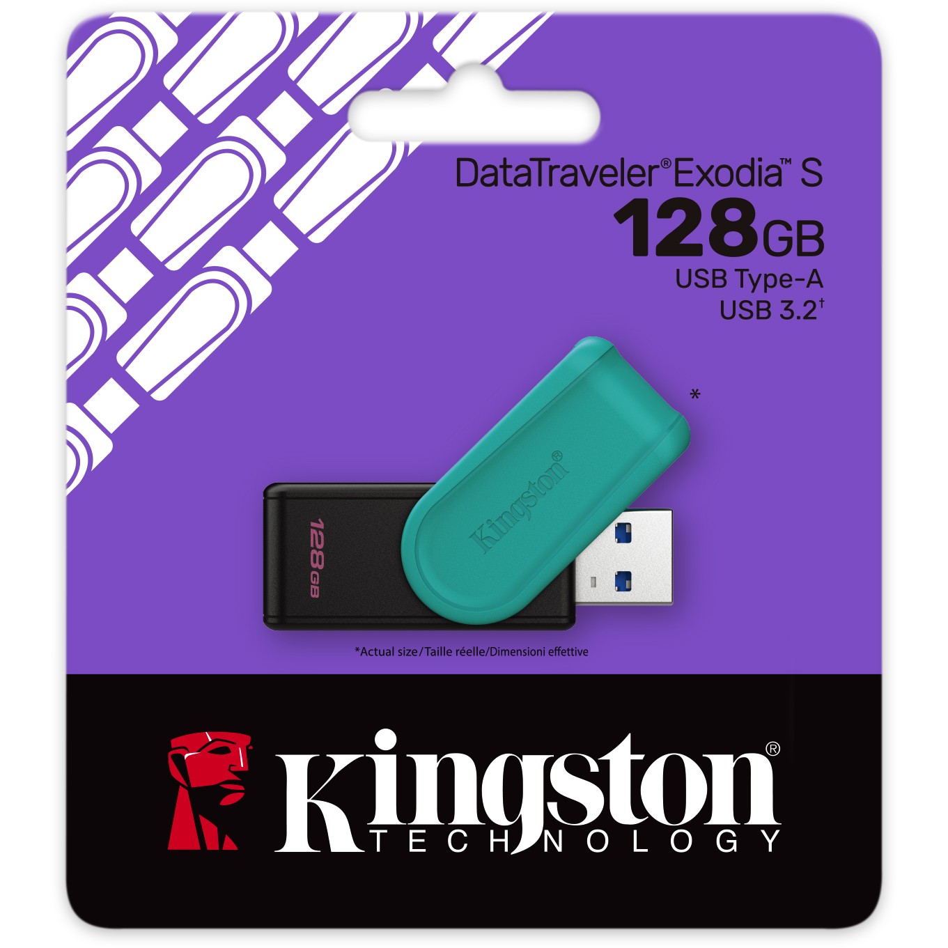 USB-Stick 128GB Kingston DataTraveler Exodia S USB 3.2 retail