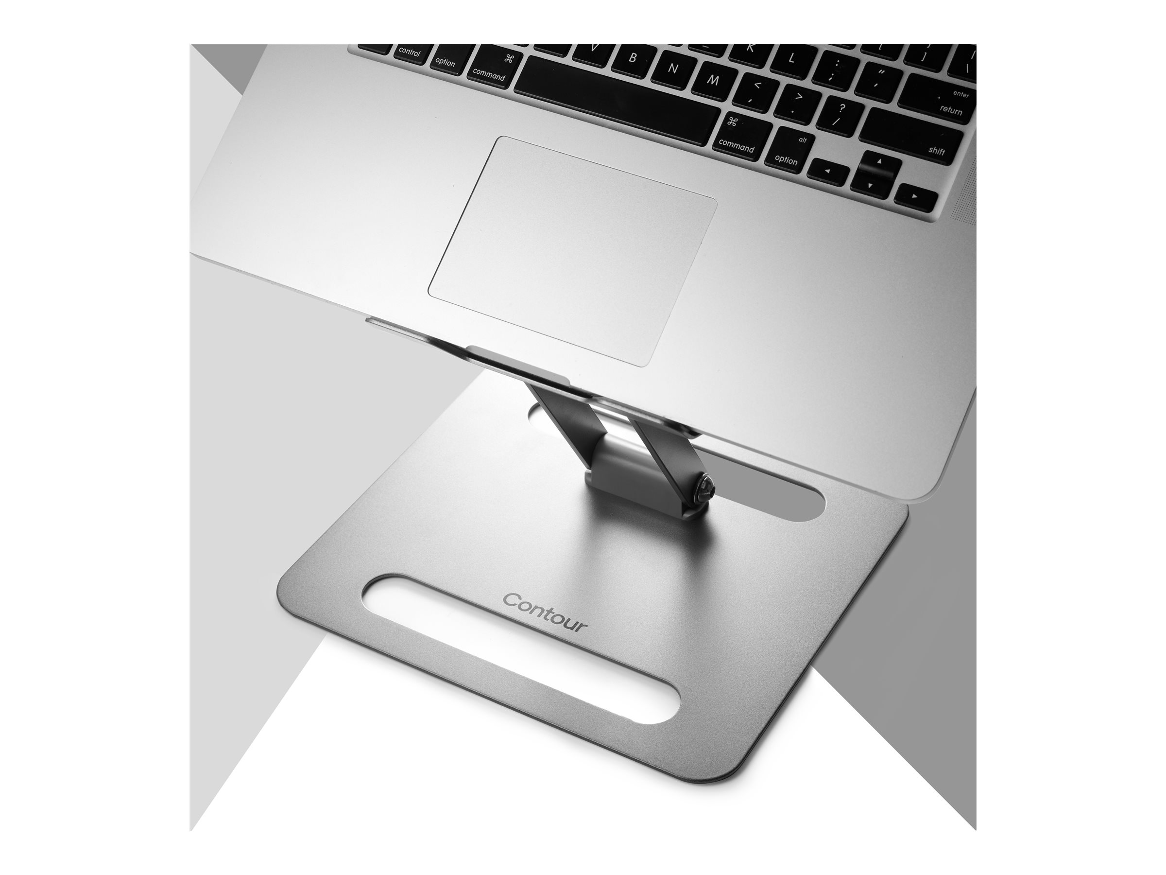 Contour Laptopständer aus Stahl