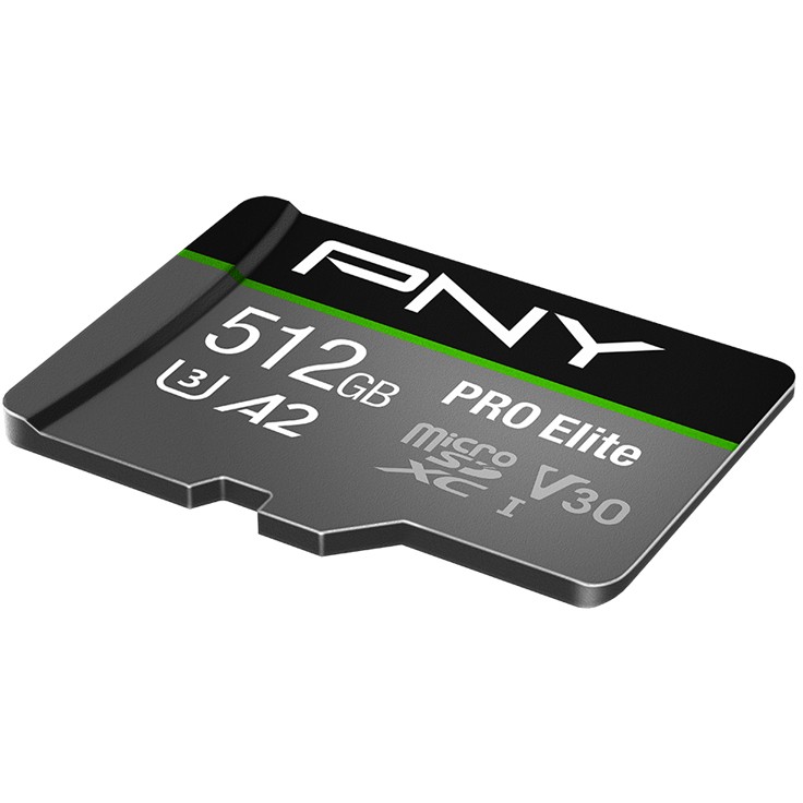 SD MicroSD XC Card 512GB PNY Pro Elite retail