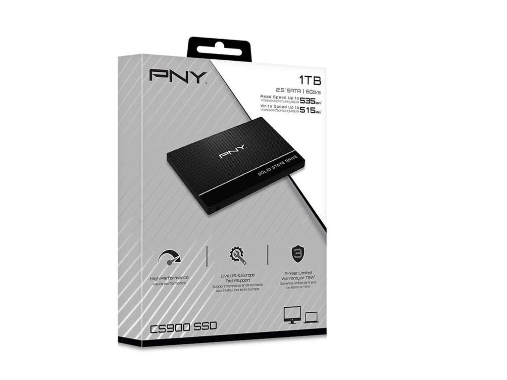 PNY CS900 1TB 6,35cm SSD SATA-III