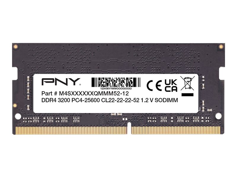 SO DDR4  8GB PC 3200 CL22  PNY 1,2V retail