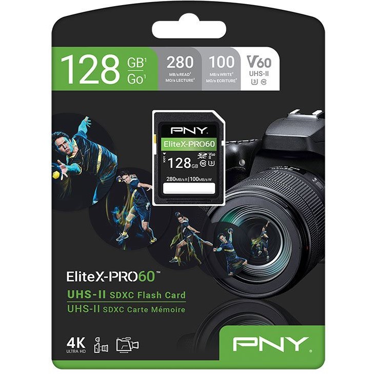 PNY SD EliteX-PRO 60 UHS-II 128GB