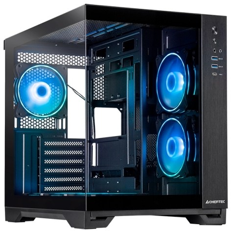 Chieftec Visio GM-30B-TG-OP schwarz Tempered Glass x 2