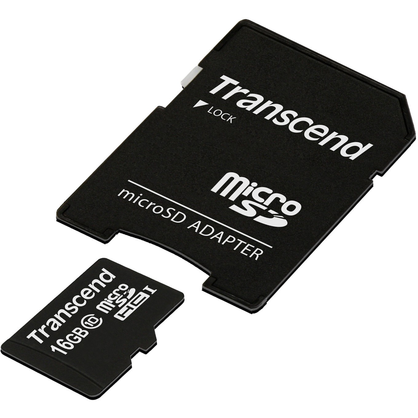 SD microSD Card  16GB Transcend SDHC Class10 w/adapter