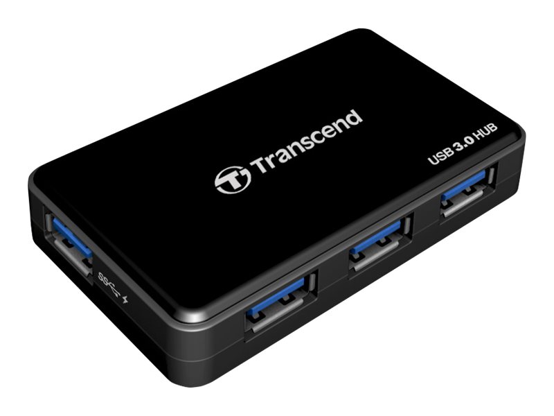 USB-HUB  4-Port Transcend USB3.0 HUB3K          mit Netzteil