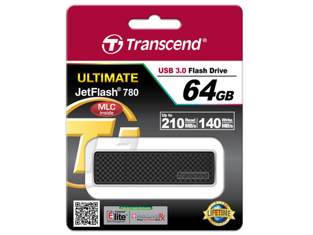 USB-Stick  64GB Transcend JetFlash 780 USB3.1 210/140MB/s