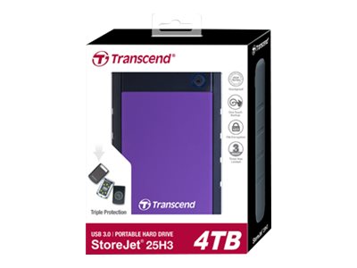 Transcend 6.3cm   4TB USB3.1 StoreJet 25H3P Purple