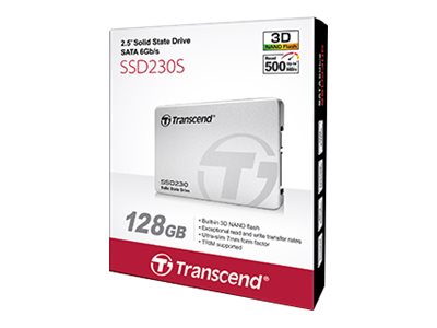 SSD 128GB Transcend 2,5 (6.3cm) SSD230S, SATA3, 3D NAND TLC