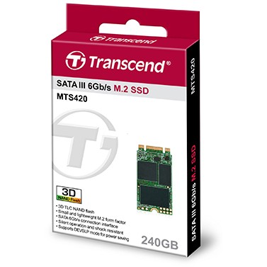 SSD 240GB Transcend M.2 MTS420S (M.2 2242) 3D NAND, SATA3