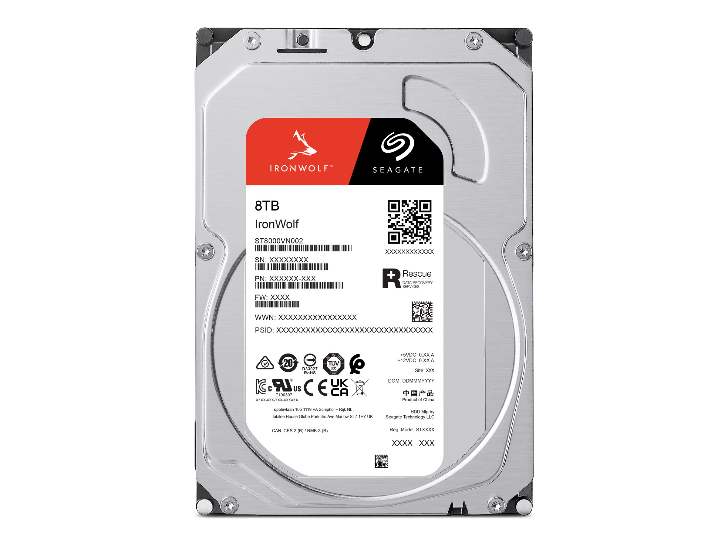 8TB Seagate IronWolf ST8000VN002 256MB NAS